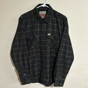 Medium Dixxon Flannel Company ‘Stay Gold’ Pearl Snap Flannel